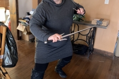 Karate-bags-action-pose
